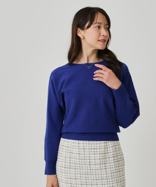 COUP DE CHANCE / クードシャンス ニット・セーター | 【手洗い可】ケーブルとビーズの袖デザインニットトップス | 詳細19