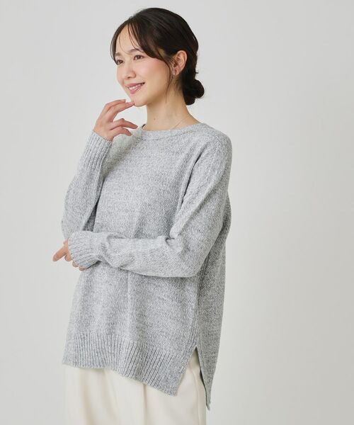 COUP DE CHANCE / クードシャンス ニット・セーター | 【手洗い可/日本製】ヒップ丈ニットトップス | 詳細1