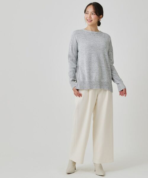 COUP DE CHANCE / クードシャンス ニット・セーター | 【手洗い可/日本製】ヒップ丈ニットトップス | 詳細2