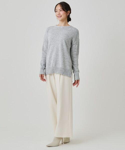 COUP DE CHANCE / クードシャンス ニット・セーター | 【手洗い可/日本製】ヒップ丈ニットトップス | 詳細3