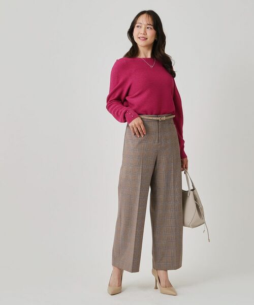 COUP DE CHANCE / クードシャンス ニット・セーター | 【手洗い可／日本製／ホールガーメント】ラメ混ドルマンニットトップス | 詳細18