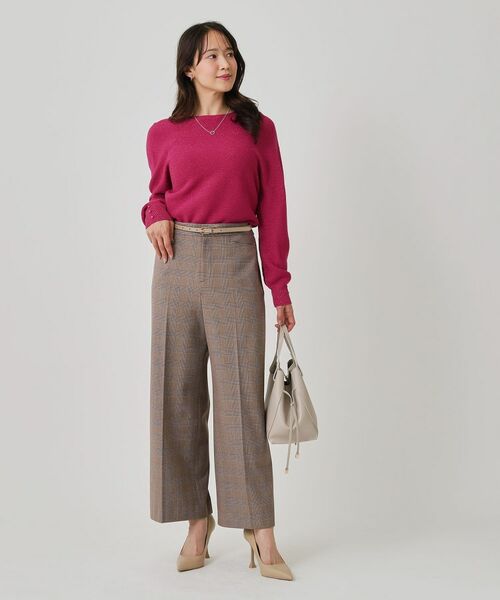 COUP DE CHANCE / クードシャンス ニット・セーター | 【手洗い可／日本製／ホールガーメント】ラメ混ドルマンニットトップス | 詳細19