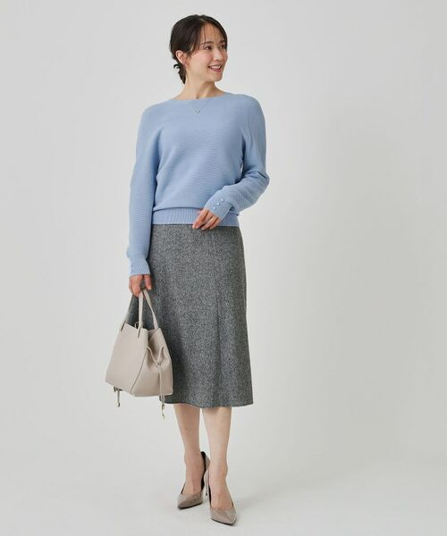 COUP DE CHANCE / クードシャンス ニット・セーター | 【手洗い可／日本製／ホールガーメント】ラメ混ドルマンニットトップス | 詳細22