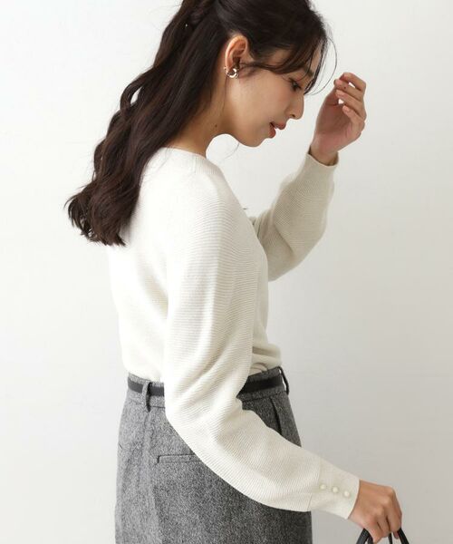 COUP DE CHANCE / クードシャンス ニット・セーター | 【手洗い可／日本製／ホールガーメント】ラメ混ドルマンニットトップス | 詳細26