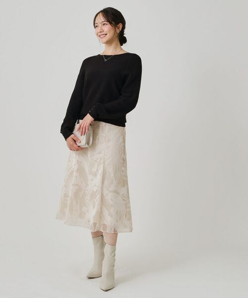 COUP DE CHANCE / クードシャンス ニット・セーター | 【手洗い可／日本製／ホールガーメント】ラメ混ドルマンニットトップス | 詳細7