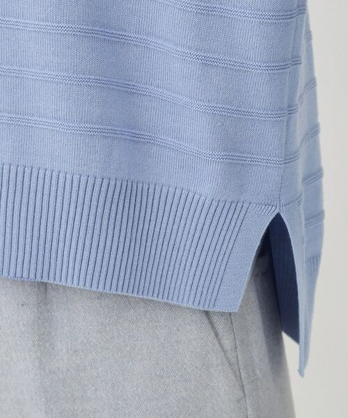 COUP DE CHANCE / クードシャンス ニット・セーター | 【手洗い可／日本製】地柄ボーダーのニットトップス | 詳細26