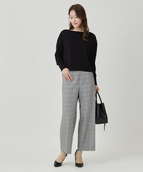 COUP DE CHANCE / クードシャンス ニット・セーター | 【手洗い可／日本製】地柄ボーダーのニットトップス | 詳細6