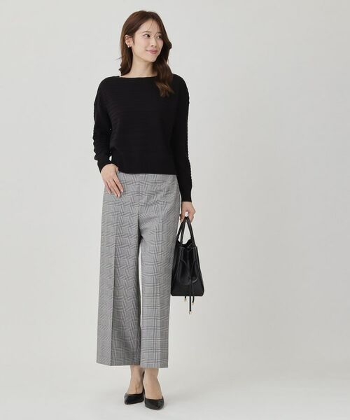 COUP DE CHANCE / クードシャンス ニット・セーター | 【手洗い可／日本製】地柄ボーダーのニットトップス | 詳細7