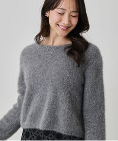 COUP DE CHANCE / クードシャンス ニット・セーター | 【フォックス混／軽い着心地】ショート丈ニットトップス