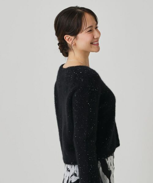 COUP DE CHANCE / クードシャンス ニット・セーター | 【フォックス混/軽い着心地】ショート丈ニットトップス | 詳細10