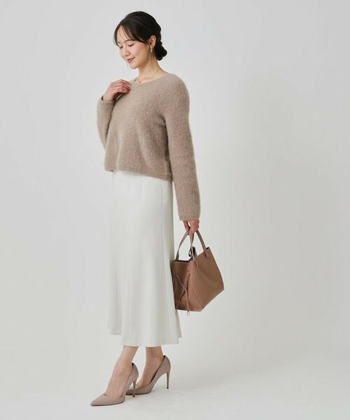 COUP DE CHANCE / クードシャンス ニット・セーター | 【フォックス混/軽い着心地】ショート丈ニットトップス | 詳細15