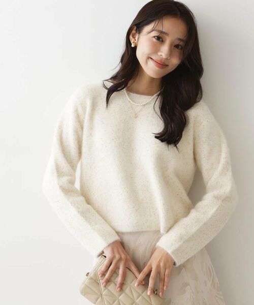 COUP DE CHANCE / クードシャンス ニット・セーター | 【フォックス混/軽い着心地】ショート丈ニットトップス | 詳細26