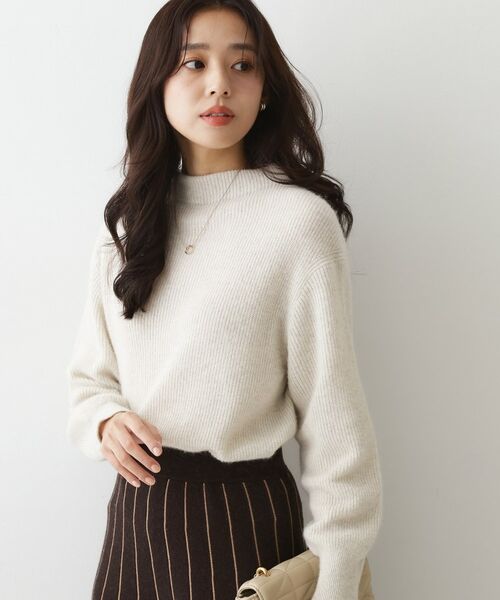 COUP DE CHANCE / クードシャンス ニット・セーター | 【ヘアリー感/軽い】モックネックニット | 詳細11