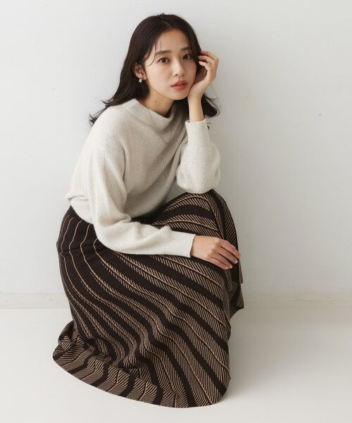 COUP DE CHANCE / クードシャンス ニット・セーター | 【ヘアリー感/軽い】モックネックニット | 詳細12