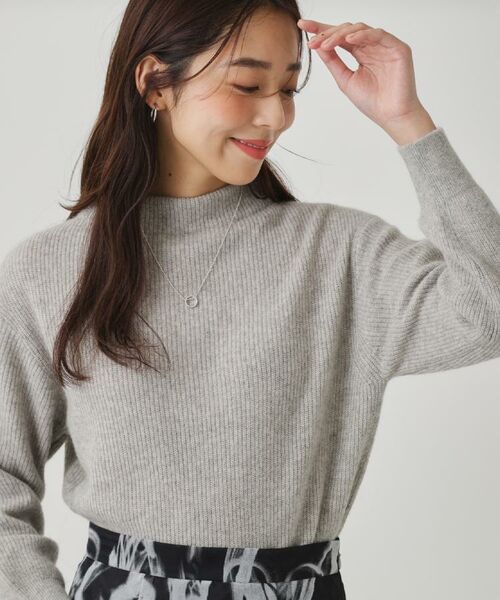 COUP DE CHANCE / クードシャンス ニット・セーター | 【ヘアリー感/軽い】モックネックニット | 詳細2