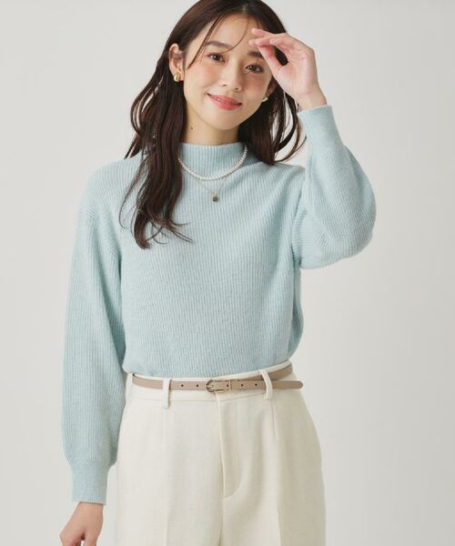 COUP DE CHANCE / クードシャンス ニット・セーター | 【ヘアリー感/軽い】モックネックニット | 詳細6