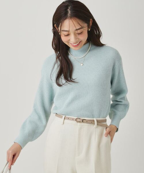 COUP DE CHANCE / クードシャンス ニット・セーター | 【ヘアリー感/軽い】モックネックニット | 詳細7