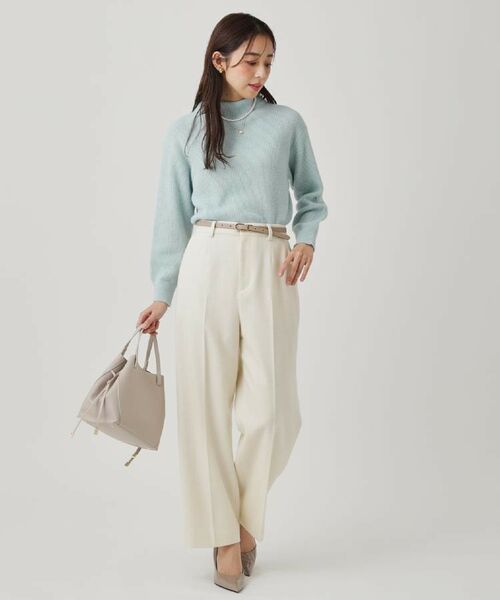 COUP DE CHANCE / クードシャンス ニット・セーター | 【ヘアリー感/軽い】モックネックニット | 詳細8