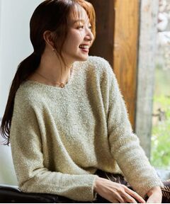 COUP DE CHANCE / クードシャンス ニット・セーター | 【手洗い可】フェザーラメニットトップス