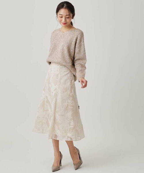 COUP DE CHANCE / クードシャンス ニット・セーター | 【手洗い可】フェザーラメニットトップス | 詳細13