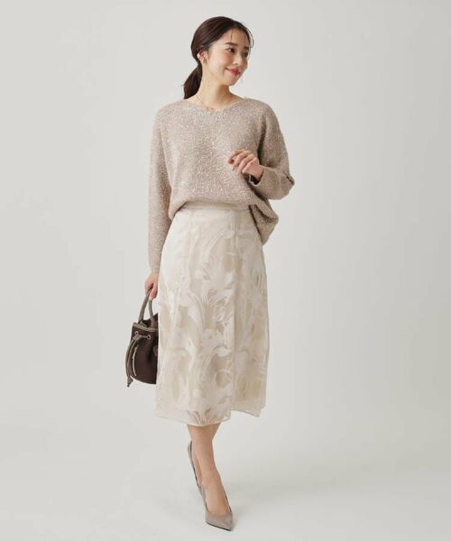 COUP DE CHANCE / クードシャンス ニット・セーター | 【手洗い可】フェザーラメニットトップス | 詳細14