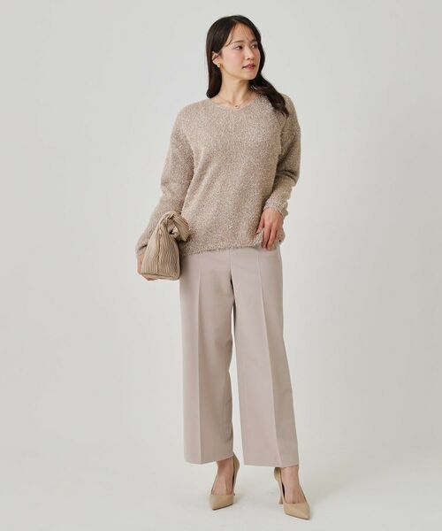 COUP DE CHANCE / クードシャンス ニット・セーター | 【手洗い可】フェザーラメニットトップス | 詳細16
