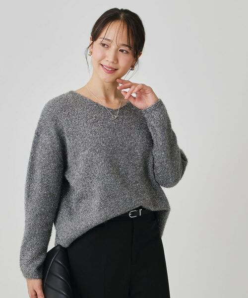 COUP DE CHANCE / クードシャンス ニット・セーター | 【手洗い可】フェザーラメニットトップス | 詳細5