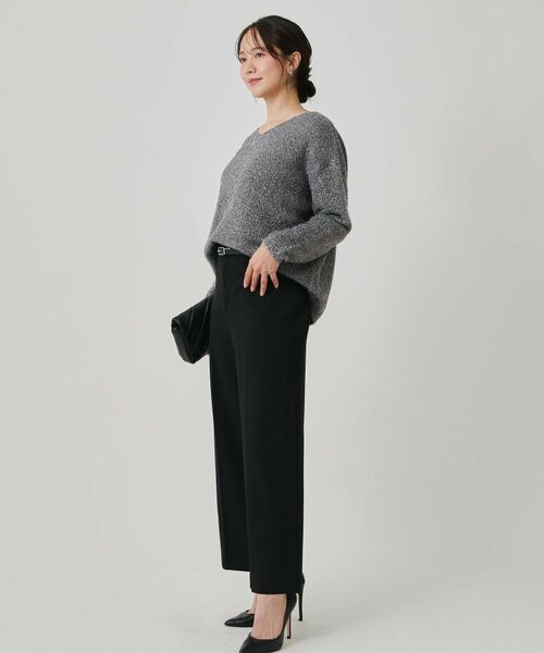 COUP DE CHANCE / クードシャンス ニット・セーター | 【手洗い可】フェザーラメニットトップス | 詳細7