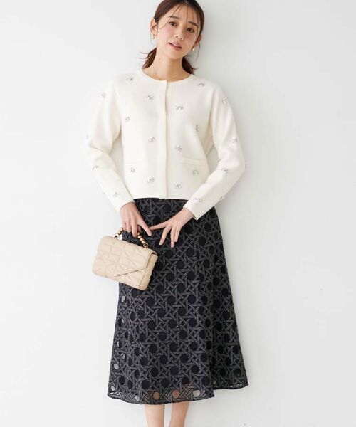 COUP DE CHANCE / クードシャンス カーディガン・ボレロ | 【手洗い可】ビジュー付カーディガン | 詳細18