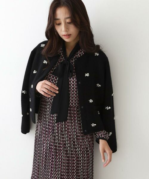 COUP DE CHANCE / クードシャンス カーディガン・ボレロ | 【手洗い可】ビジュー付カーディガン | 詳細21