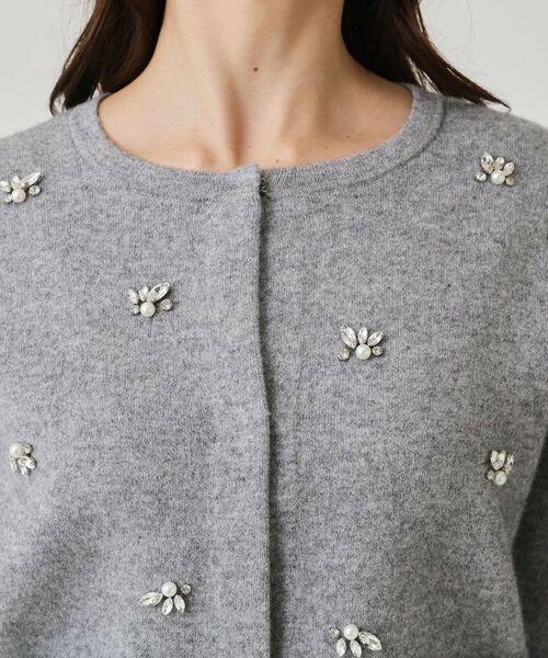 COUP DE CHANCE / クードシャンス カーディガン・ボレロ | 【手洗い可】ビジュー付カーディガン | 詳細26