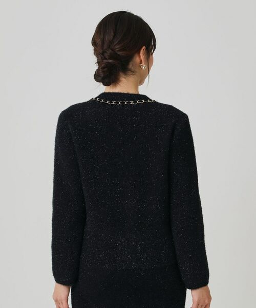 COUP DE CHANCE / クードシャンス カーディガン・ボレロ | 【手洗い可／セットアップ可】チェーンブレード付カーディガン | 詳細12