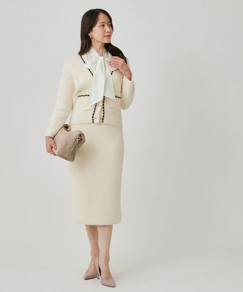 COUP DE CHANCE / クードシャンス カーディガン・ボレロ | 【手洗い可／セットアップ可】チェーンブレード付カーディガン | 詳細3