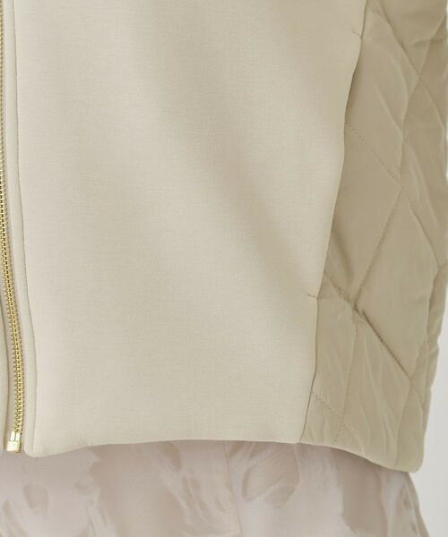 COUP DE CHANCE / クードシャンス レザーブルゾン・ジャケット | 【中綿キルティング】異素材ドッキングのブルゾン | 詳細15