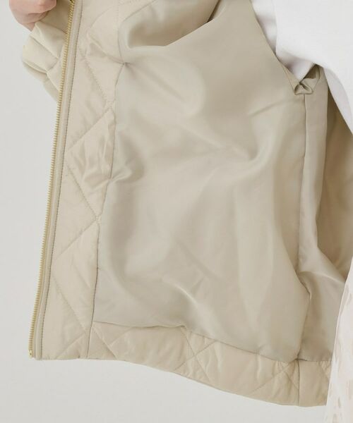 COUP DE CHANCE / クードシャンス レザーブルゾン・ジャケット | 【中綿キルティング】異素材ドッキングのブルゾン | 詳細16