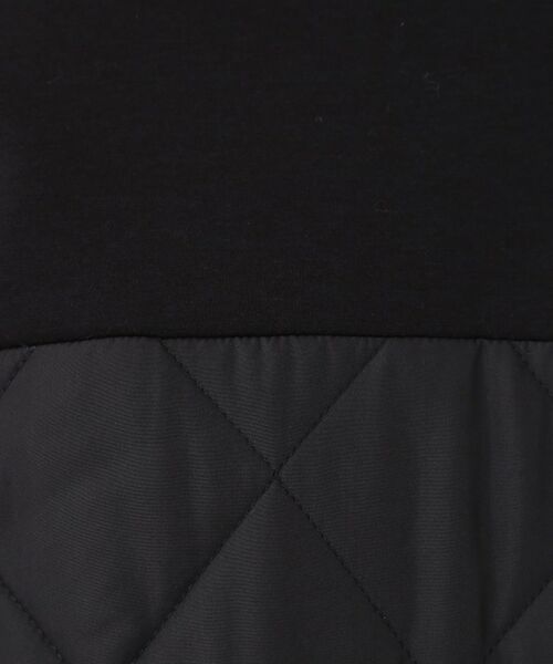 COUP DE CHANCE / クードシャンス レザーブルゾン・ジャケット | 【中綿キルティング】異素材ドッキングのブルゾン | 詳細4