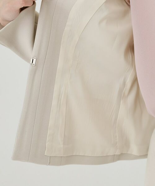 COUP DE CHANCE / クードシャンス ノーカラージャケット | 【日本製/セットアップ可】ジャージ素材のカラーレスジャケット | 詳細23