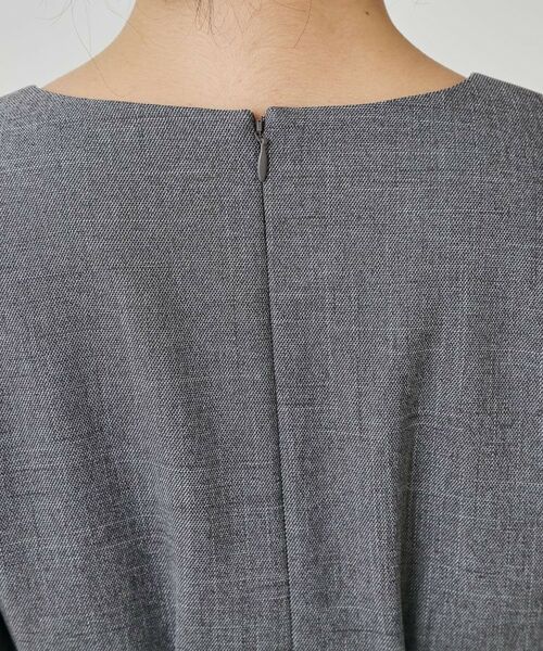 COUP DE CHANCE / クードシャンス ミニ丈・ひざ丈ワンピース | 【手洗い可/日本製】タックデザインワンピース | 詳細20