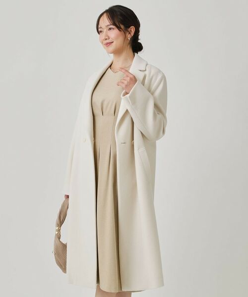 COUP DE CHANCE / クードシャンス ミニ丈・ひざ丈ワンピース | 【手洗い可/日本製】タックデザインワンピース | 詳細5