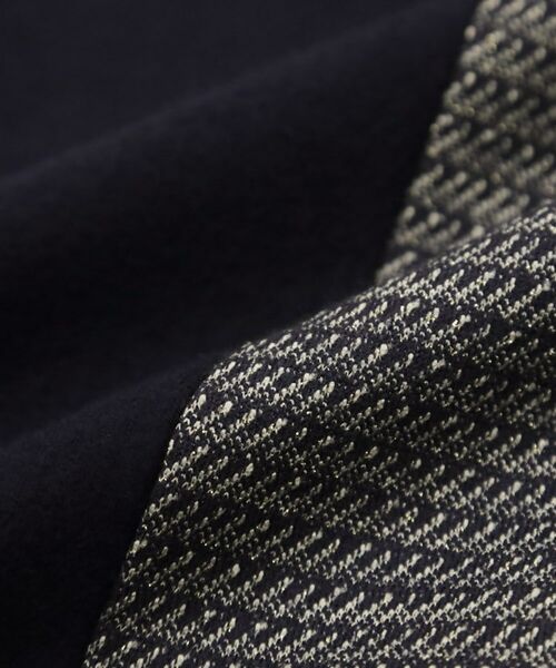 COUP DE CHANCE / クードシャンス ミニ丈・ひざ丈ワンピース | 【日本製／ラメ混】ジャージ素材タイトシルエットワンピース | 詳細12