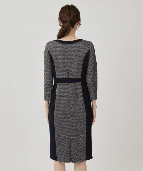 COUP DE CHANCE / クードシャンス ミニ丈・ひざ丈ワンピース | 【日本製／ラメ混】ジャージ素材タイトシルエットワンピース | 詳細23