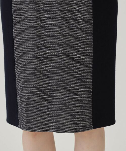 COUP DE CHANCE / クードシャンス ミニ丈・ひざ丈ワンピース | 【日本製／ラメ混】ジャージ素材タイトシルエットワンピース | 詳細27