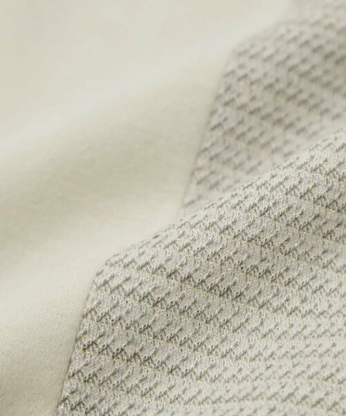 COUP DE CHANCE / クードシャンス ミニ丈・ひざ丈ワンピース | 【日本製／ラメ混】ジャージ素材タイトシルエットワンピース | 詳細4