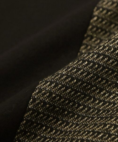 COUP DE CHANCE / クードシャンス ミニ丈・ひざ丈ワンピース | 【日本製／ラメ混】ジャージ素材タイトシルエットワンピース | 詳細8