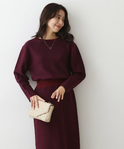 COUP DE CHANCE / クードシャンス セットアップ | 【手洗い可／リバーシブル】トップス＆スカート セットアップ | 詳細16