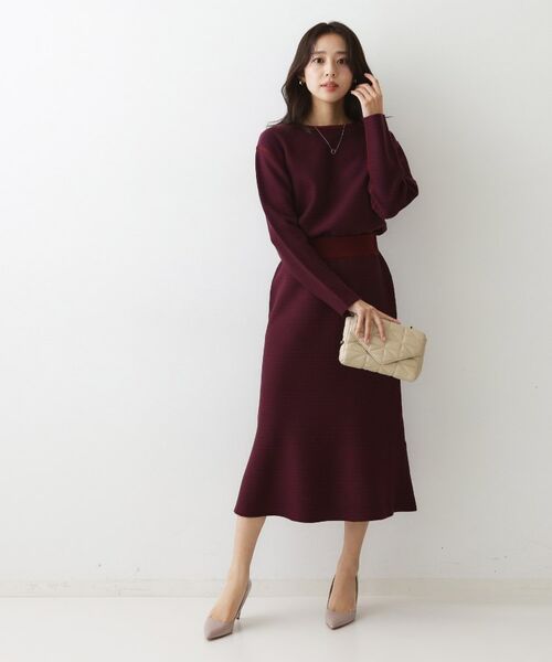 COUP DE CHANCE / クードシャンス セットアップ | 【手洗い可／リバーシブル】トップス＆スカート セットアップ | 詳細18