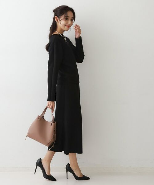 COUP DE CHANCE / クードシャンス セットアップ | 【手洗い可／リバーシブル】トップス＆スカート セットアップ | 詳細5