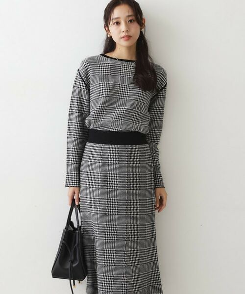 COUP DE CHANCE/クードシャンス 【手洗い可/リバーシブル】トップス&スカート セットアップ ブラック(219) 34(SS) COUP DE CHANCE/クードシャンス 【手洗い可/リバーシブル】トップス&スカート セットアップ ブラック(219) 34(SS)