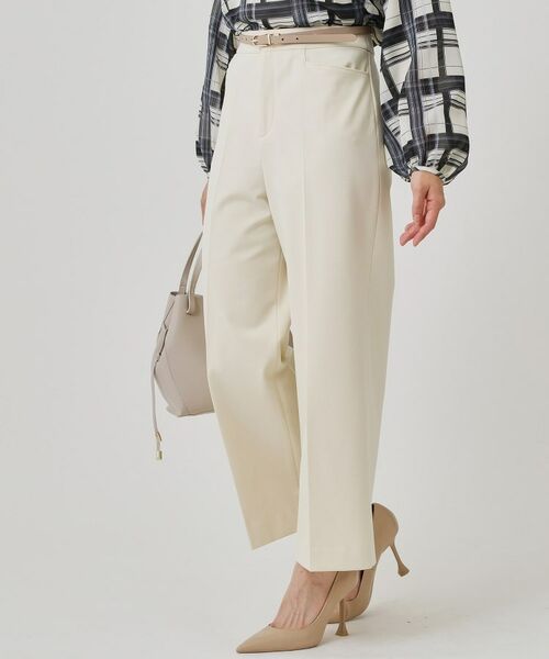 COUP DE CHANCE / クードシャンス パンツ | 【手洗い可】ストレートワイドパンツ | 詳細1