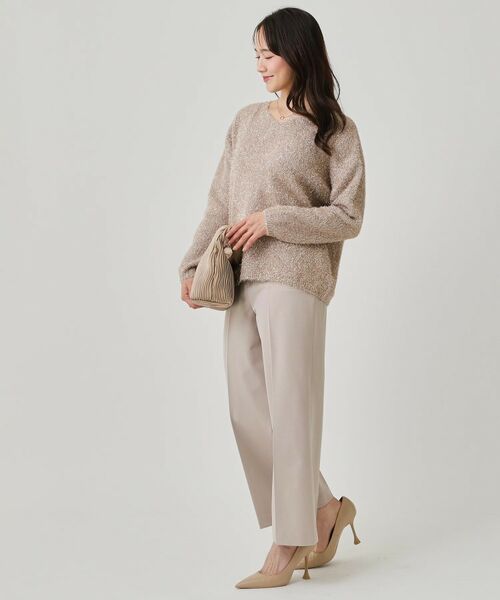 COUP DE CHANCE / クードシャンス パンツ | 【手洗い可】ストレートワイドパンツ | 詳細10